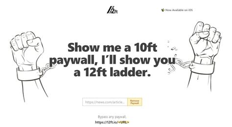 11 foot ladder paywall|Ladder, a self